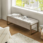 5 ft/ 60 in / Beige Linen Blend