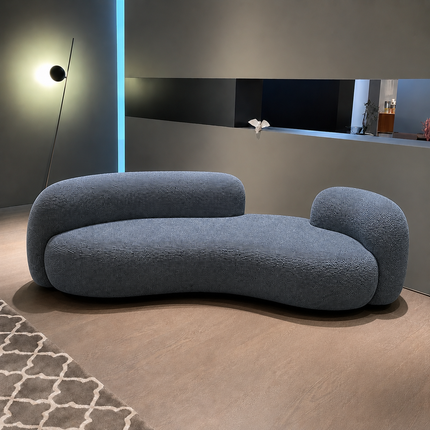 SkyHaven 108 in Cloud Lounge Sofa - Ultra-Soft Curved Couch for Minimalist Living Rooms (Copy)