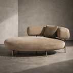 Warm Taupe Suede Velvet