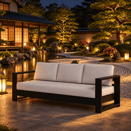 Stonewyn Outdoor Sofa Minimalist Patio Seating for Terraces, Rooftops & Urban Gardens