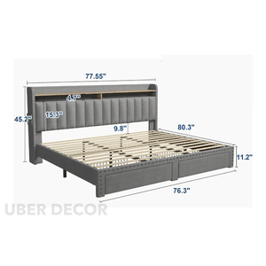 Dreamhold Storage Bed – Classic Utility with Contemporary Flair - Uber Decor