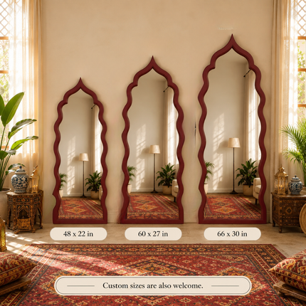 Alina Moroccan Arch Full Length Mirror – Statement Floor Mirror
