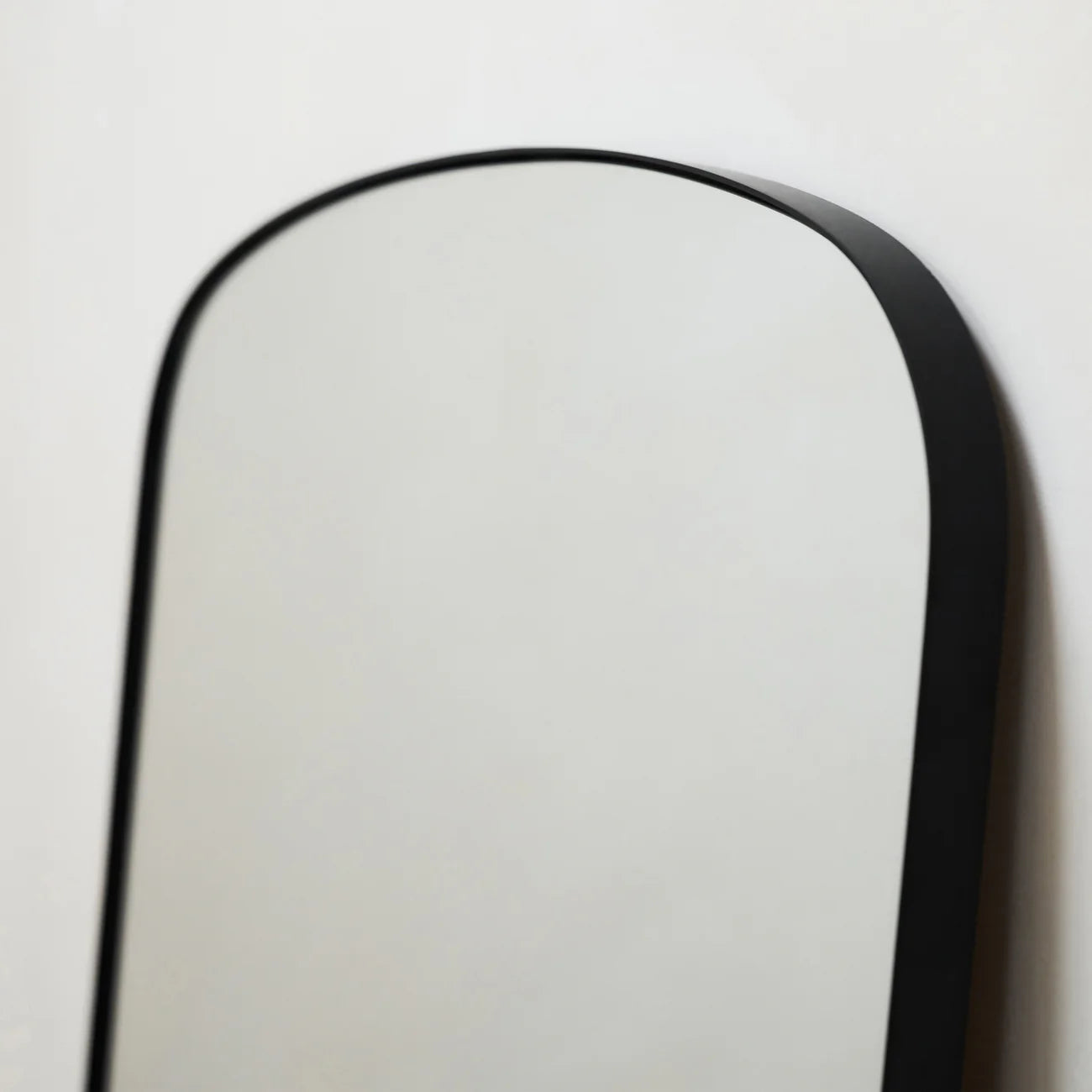 Arco- Mid Length Arch Shaped Metal Framed Mirror for Console, Makeup Table, Powder Room or Vanity