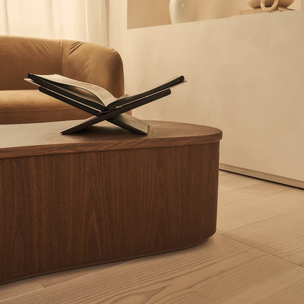 Belait Organic Coffee Table Contemporary Luxe Italian Inspired Minimal Designer Center Table Custom Finish Statement Table for Designer Studio