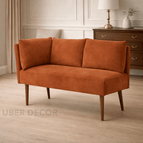 Rust Suede Velvet