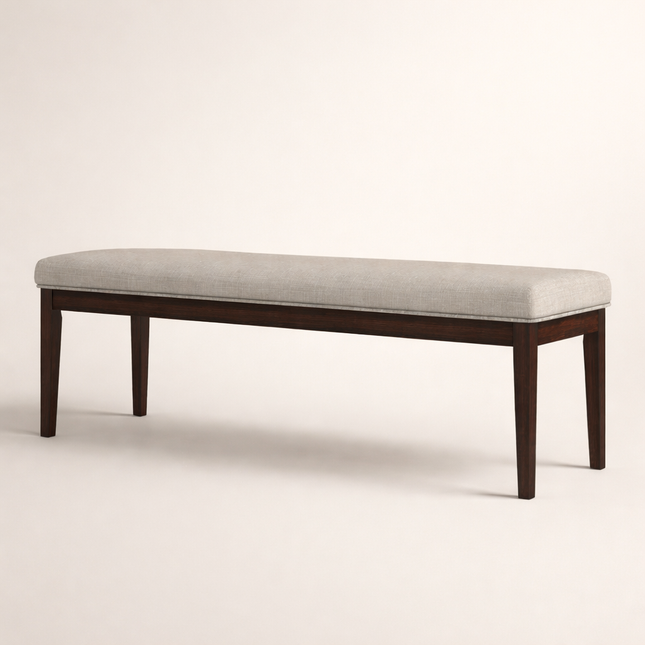 Lancaster Charm – Mid-Century European Inspired Bench for Entryways, Hallways, Bedrooms, and Lounge Spaces
