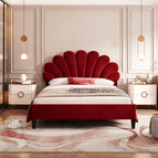 Cherry Suede Velvet