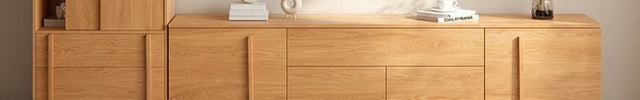 Tovoa Wood – Modern TV Cabinet, Scandinavian Inspired Console, Living Room Entertainment Unit
