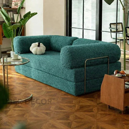 The Teddy Block Sofa- 5-in-1 Modern Adjustable Sofa Cum Bed for Guest Room, Kids Room, Bedroom or Living Room- Custom Fabric and Size