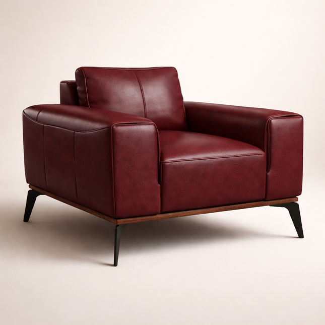 Calmora Lounge Chair – Mid‑Century Modern Japandi Accent Chair Customize for Living Room or Lounge