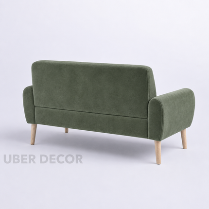 Viona 57" Loveseat- Mid Century Modern Upholstered 2 Seater Sofa for Living Room, Hotel or Bedroom