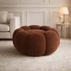 Cocoa Brown Suede Velvet