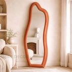 Muted Terracotta Suede Velvet