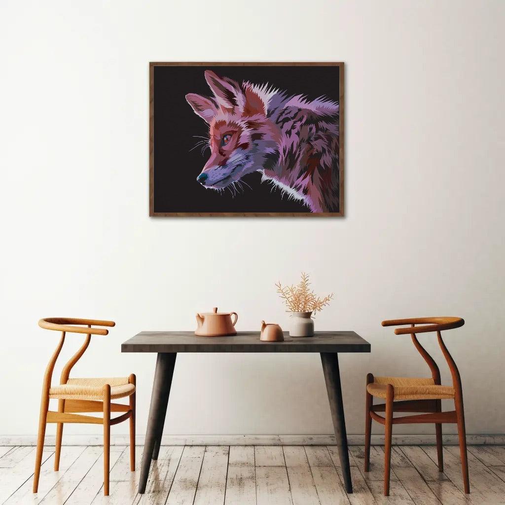 Abstract Dog Print Animal Wall Art - Uber Decor