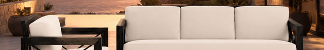 Trailora Contemporary Wooden Outdoor Sofa & Chair Set for Deck, Garden & Open Terrace | Uber Decor