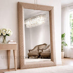 Natural Beige Suede Velvet