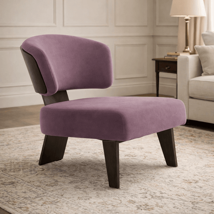 Modena Eleganza – Italian Minimalist Fabric Lounge Chair for Living Room & Leisure Spaces