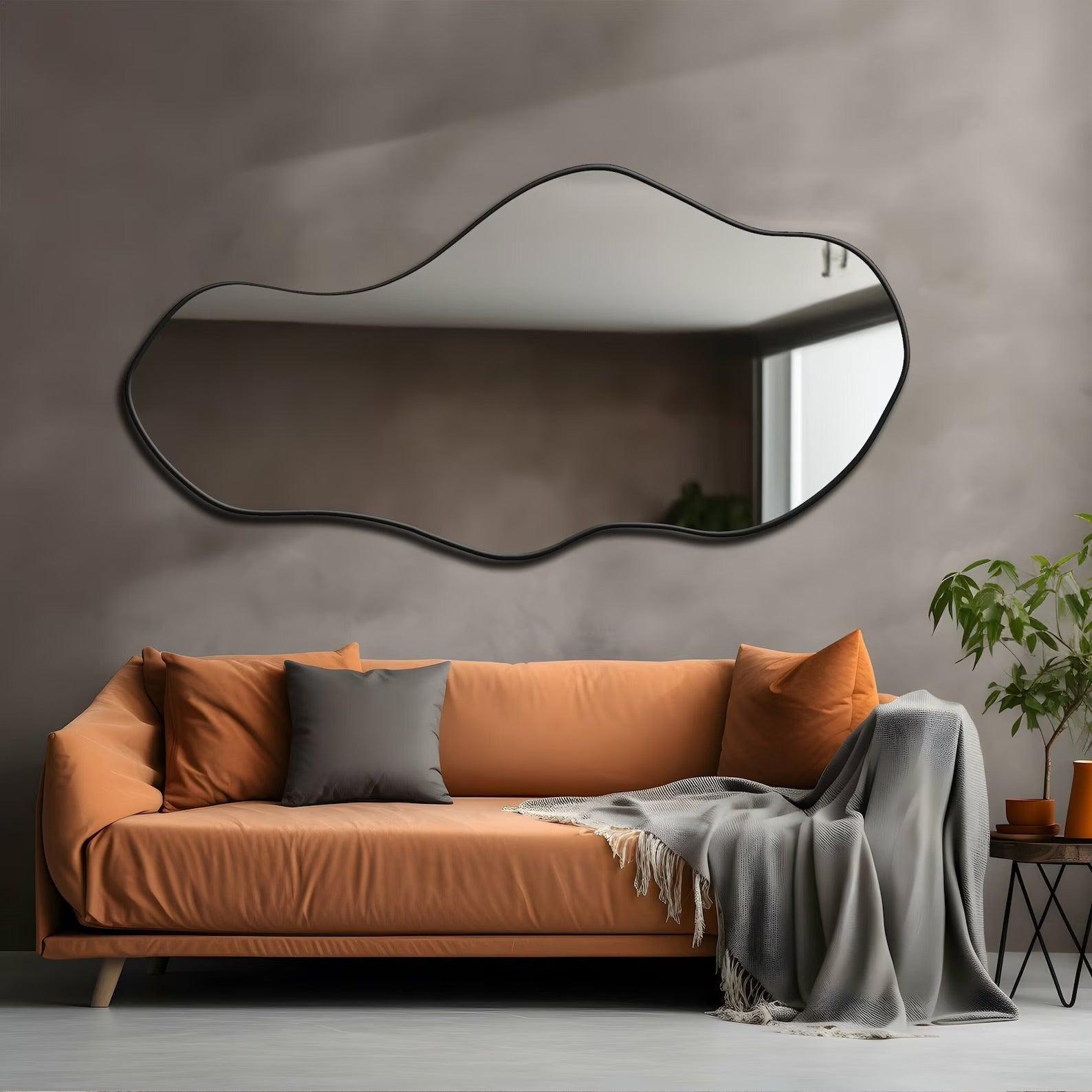 Asymmetric Cloud Shaped Decorative Blob Mirror - Uber Decor