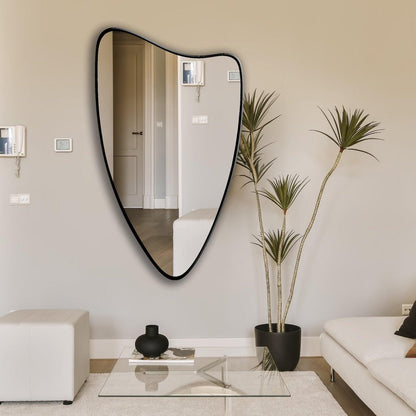 Asymmetrical Wall Mirror – Modern Elegance for Your Home - Uber Decor