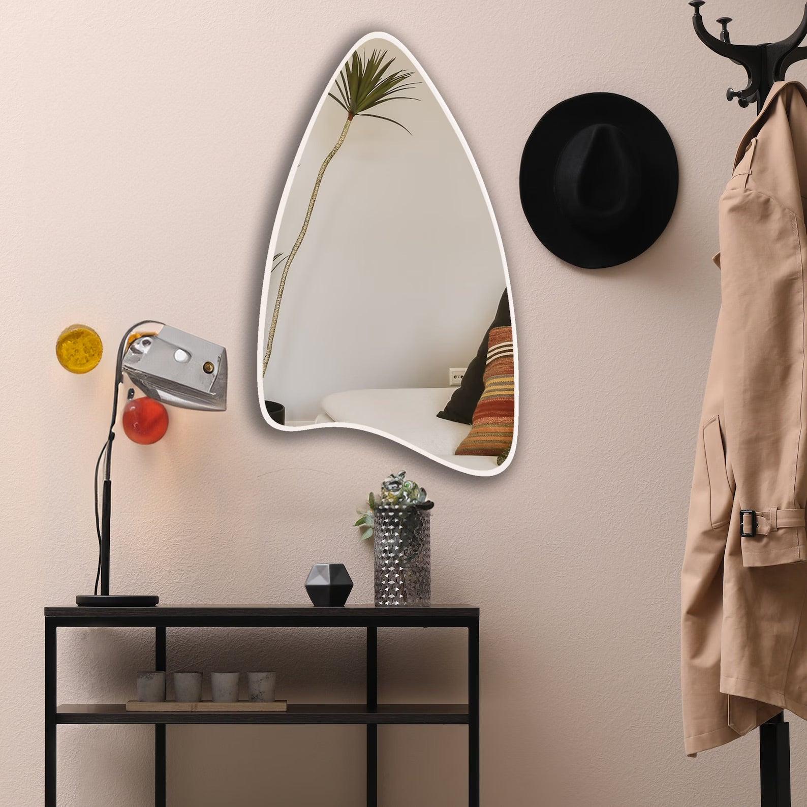 Asymmetrical Wall Mirror – Modern Elegance for Your Home - Uber Decor