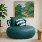 Teal Leatherette