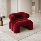 Burgundy Wine Suede Velvet