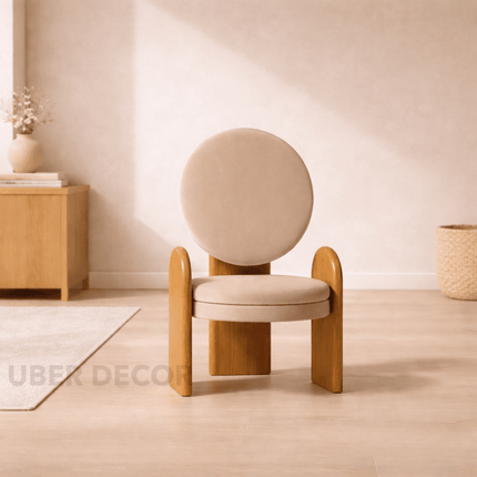 Orbit Rest Accent Armchair Postmodern European Inspired Fixed Base Statement Chairs Living Room and Lounge Room
