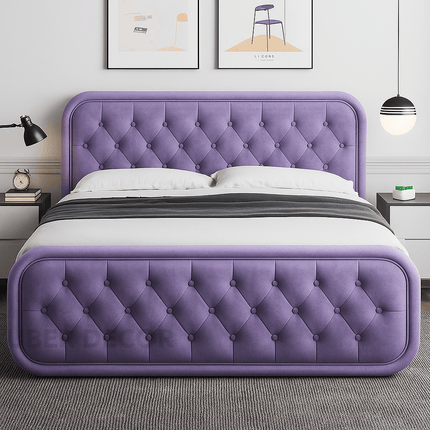 Nightfall Embrace Contemporary Tufted Luxury Bed – Modern Bedroom Icon