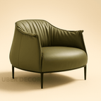 Olive Green Leatherette