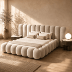 Neutral Beige Fine Boucle