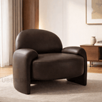 Dark Brown Leatherette