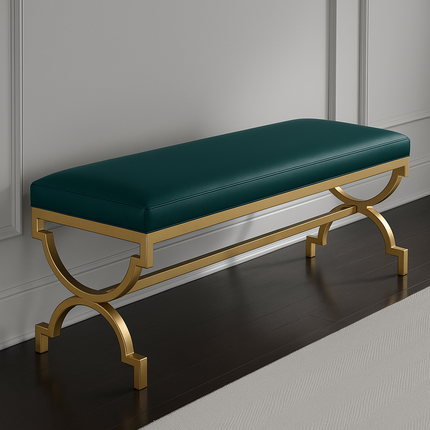 CRAFT- Leatherette Faux Leather Upholstery Fabric- Dark Jade Green