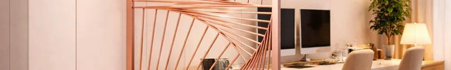 TENZA Stainless Steel Artistic Room Divider With Tensioned Line Design For Living Room Foyer And Contemporary Interior Spaces