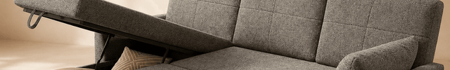 Tuscany Sleeper Sofa- Convertible Sofa Bed with Pull Out Couch with Storage Space for Bed Room, Guest Room or Living Room