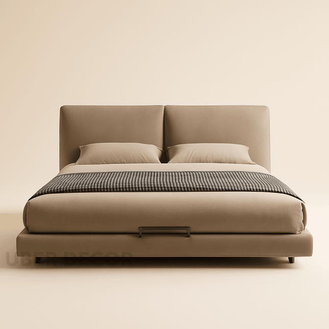 Snooze Line Contemporary Curved Bed – Bedroom Simplicity Reimagined