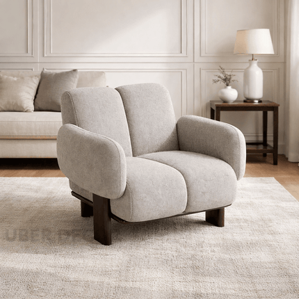ZENLO – Modern Nordic Lounge Accent Chair for Living Room, Dorm & Casual Spaces