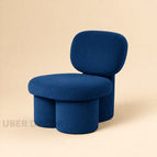 Ocean Navy Suede Velvet