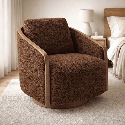 Lunera Accent Chair – Modern Minimalist Chair Created for Living Room or Bedroom Interiors