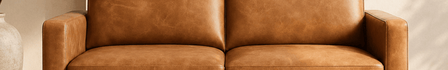 Cancun 79" Sofa- Mid Century 2 Seater Small Couch with Side Pockets- For Home or Office