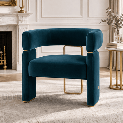 Zenith Comfort – Modern Minimalist Customizable Lounge Armchair for Living Room & Hospitality Spaces