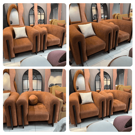 Brio Accent Chair – Ready to Ship Contemporary Sculpted Seating for Living Room and Lounge Spaces