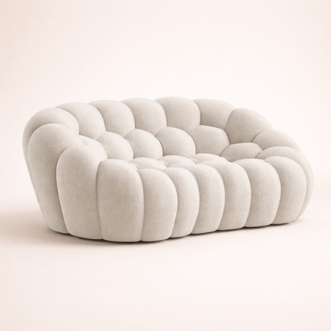 Bubble Design Living Room Sofa – Luxury Modern Curved Lounge for Minimalist Interiors