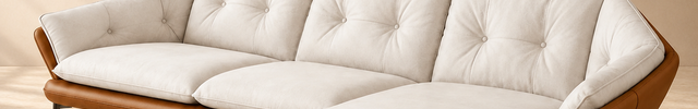Troy Japandi Wabi Sabi Modern Sofa with Lounger, Luxury Sectional Sofa Couch for Living Room