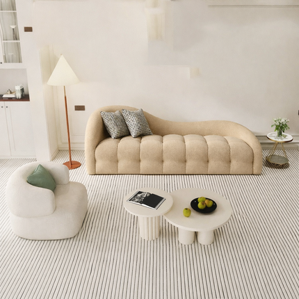 Kyoto Cloud Sofa- Mid Century Nordic Style Curved Cloud Couch Sofa for Living Room