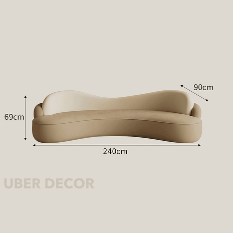 Tarrasa Nordic Designer Minimalist Floor Sofa Set – Modern Lazy Lounge for Living Room, Garden & Patio Spaces - Uber Decor