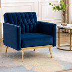 Navy Blue Suede Velvet