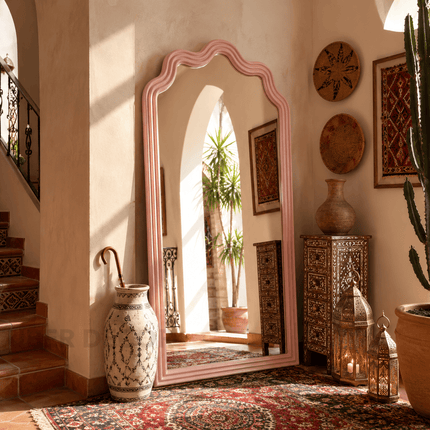 Sultana Moroccan Arch Full Length Floor Mirror – Statement Mirror