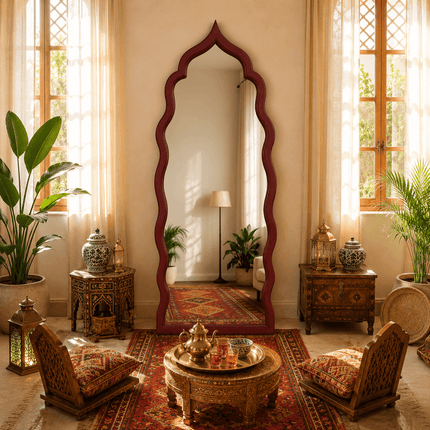 Alina Moroccan Arch Full Length Mirror – Statement Floor Mirror