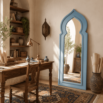 Azaria Architectural Moroccan Arch Mirror – Leaner for Luxury Homes