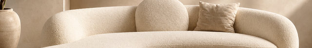 Brisbane Curved Sofa Modern Japandi Wabi-Sabi Style Designer Couch